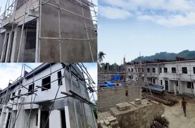 Site works during the current phase
